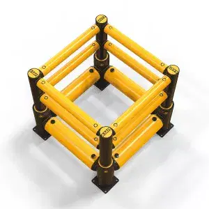 FlexiShield Column Guard+ workplace safety barriers for protecting support structures